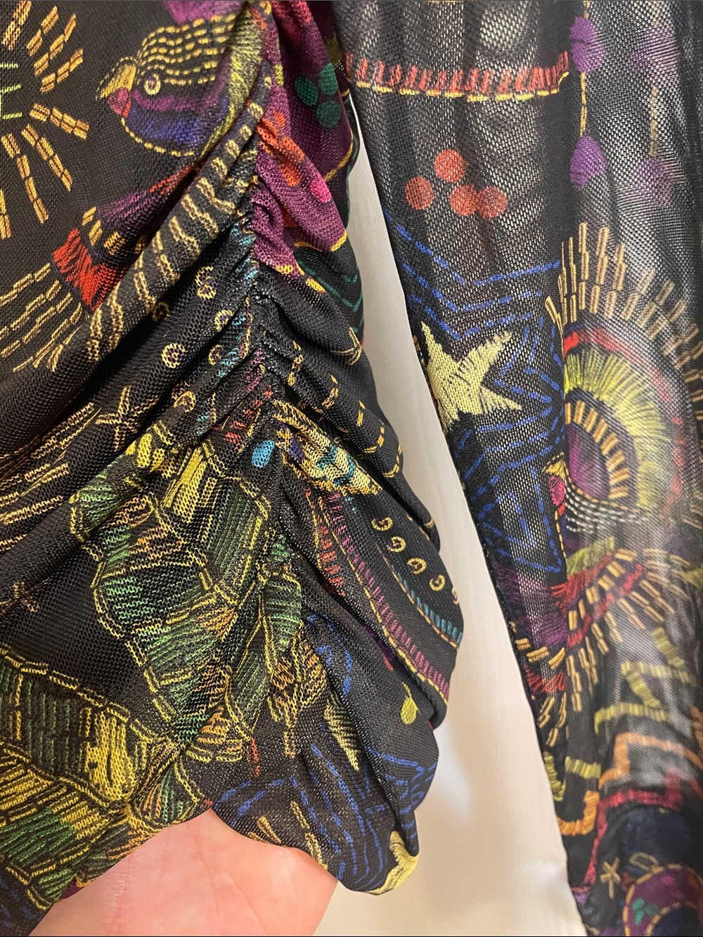 FARM Rio Amazonia Tulle Blouse - Picture 6 of 11